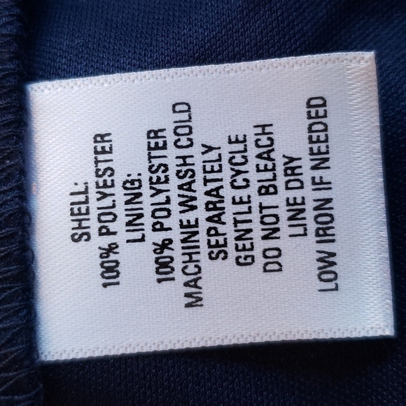 GNW size 10 navy blue formal dress sheer with lining - Picture 7 of 7